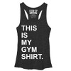 Women's CHIN UP Gym Shirt Racerback Tank Top - 2 of 4