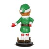Garden Elements Fiberglass Christmas Figurine Statue Yard Decor, Standing Elf Boy, 36" - 2 of 4