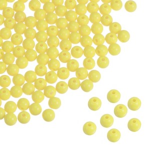 Unique Bargains Loose Craft DIY Earring Necklace Making Acrylic Round Beads 4200 Pcs - 1 of 4