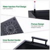 16" Tall Planters Set of 2, Outdoor＆Indoor Planter Pots, with Drainage Holes＆Water Level Monitor＆Inner Bucket, Automatic Watering - 4 of 4