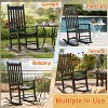 FDW Outdoor Rocking Chair Patio Rocking Chair Porch Rocking With High Back for Porch Garden - 3 of 4