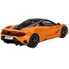 McLaren 750S McLaren Orange with Black Top 1/18 Model Car by Top Speed - 4 of 4