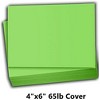 Hamilco Colored Scrapbook Cardstock Paper 4x6 Card Stock Paper 65 lb Cover 100 Pack (Green Apple) - 2 of 4