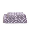 Modern Threads Oxford 6-pc Yarn Dyed Jaquard/Solid Towel Set - 3 of 4