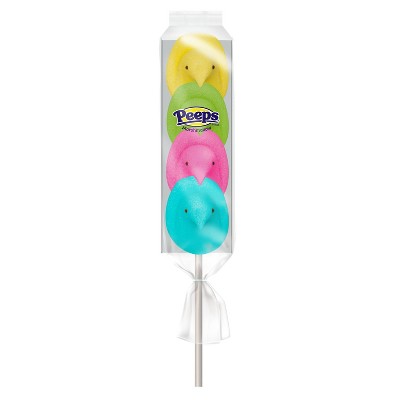 Peeps Easter Rainbow Marshmallow Chick Pop - 1.375oz