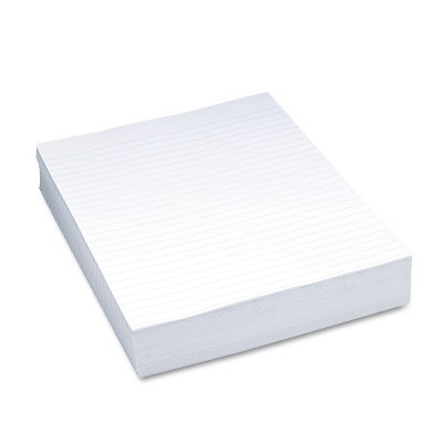Pacon Composition Paper 3/8" Ruling 16 lbs. 8-1/2 x 11 White 500 Sheets/Pack 2403