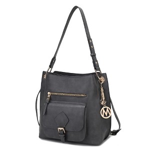 MKF Collection Yves Vegan Leather Women’s Hobo Bag by Mia K - 1 of 4