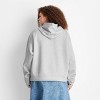 Women's Hooded Neoprene Oversized Sweatshirt - Future Collective Gray - image 2 of 3