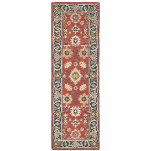 Oriental Weavers Alfresco 28404 Red/ Blue Indoor Area Rug - 2'6" x 8' - 1 of 4