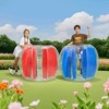 VEVOR Inflatable Bumper Balls 2-Pack, 4FT/1.2M Body Sumo Ball,Durable Thick PVC Human Hamster Bubble Knocker for Outdoor Sports Team Gaming Play, Red - 2 of 4