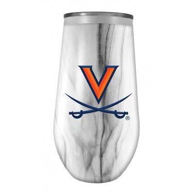 NCAA  Virginia Cavaliers 16oz Marble Tall Stemless Stainless Steel Tumbler