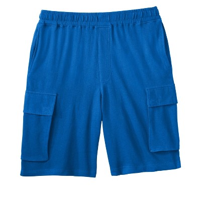 KingSize Men's Big & Tall French Terry Cargo Shorts