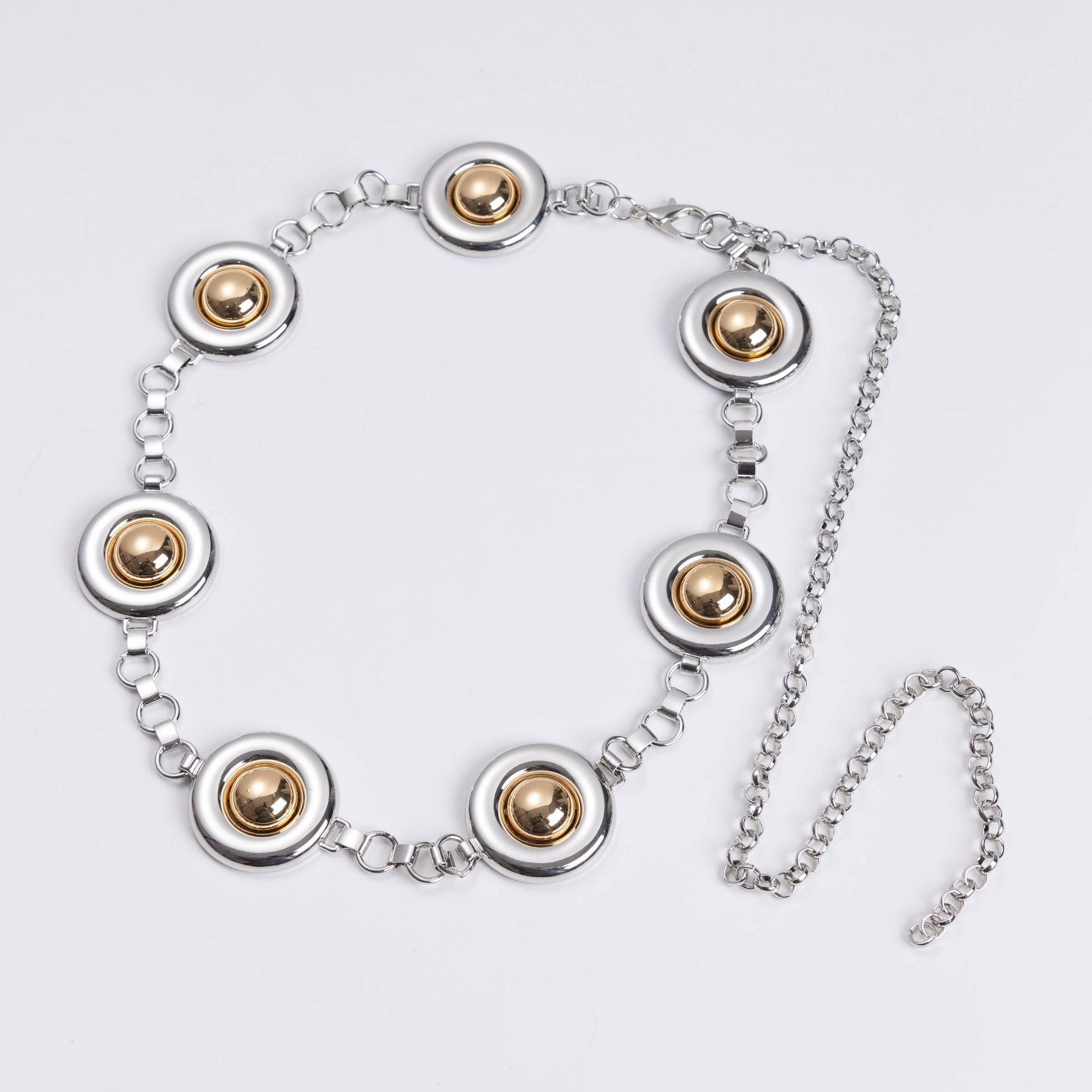 Luv Aj Mercury Orb Pendant Belt - Gold/Silver