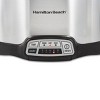 Hamilton Beach Programmable Slow Cooker - Silver - 33463: 6 Qt Stoneware Pot, 8 Settings, Stay-Cool Handles, 1-Year Warranty - 2 of 4