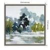 Amanti Art Pond Reflections by Jacqueline Ellens Canvas Wall Art Print Framed 22 x 22-in. - 4 of 4