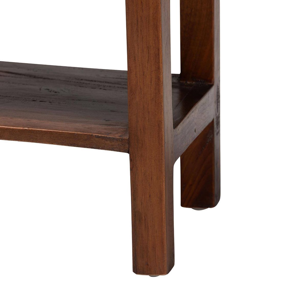 bali & pari Alexandra Handcarved Mahogany Wood Nightstand Light Brown - thumbnail 7