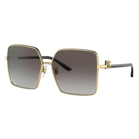 Dolce & Gabbana DG 2279 02/8G Womens Square Sunglasses Gold 60mm - image 1 of 3