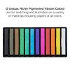 KINGART Square Soft Pastel Set, 12 pc - 4 of 4