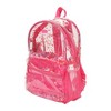 Packed Party Backpack, Women's Fashion Shoulder Knit Book Bag; Trendy Unicorn Confetti Look for Work and Travel (Pink - Sweet Tart) - 2 of 4
