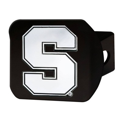 NCAA Syracuse Orange University Chrome Metal Hitch Cover - Black