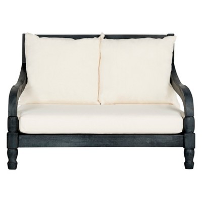 Pomona Lounger Dark Gray/Beige - Safavieh