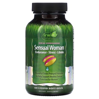 Irwin Naturals Sensual Women, Endurance, Stress, Libido, 60 Liquid Soft-Gels