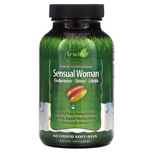 Irwin Naturals Sensual Women, Endurance, Stress, Libido, 60 Liquid Soft-Gels - 1 of 2
