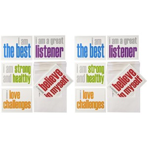 Inspired Minds Note Cards with Envelope, Positivity Booster Set, 10 Per Set, 2 Sets - 1 of 2