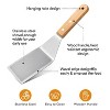 Metal Spatula for Cast Iron Skillet,Stainless Steel Turner Flipper - 4 of 4