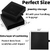 24 Pack Cardboard Jewelry Gift Boxes with Lids, 3.5x3.5x1.2 Inch Small Storage Display Case Bulk for Necklaces, Bracelets - 2 of 4