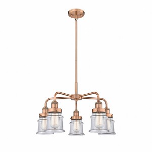Canton - 5 Light Stem Hung Chandelier In Industrial Style-14.5 Inches Tall and 23.25 Inches Wide - 1 of 1