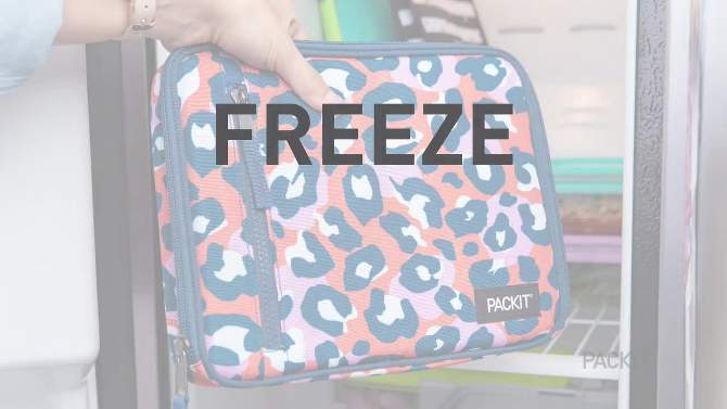 Packit Freezable Classic Lunch Box - Camo Hot Pink, 2 of 13, play video