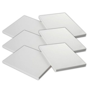 Simply® Stretched Canvas, 9" x 12", 2 Per Pack, 3 Packs - 1 of 4