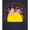 Men's - Care Bears - Taco Tuesday Graphic Fleece Sweatshirt - 2 of 4