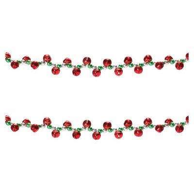 Sleigh Bell String Garland (Set of 2)