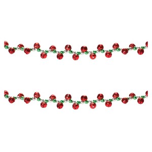 Sleigh Bell String Garland (Set of 2) - 1 of 3