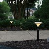 MAXSA® Innovations Solar-Powered White Integrated-LED Outdoor Martini Lamp Lights, 25 Lumens, 2 Pack - 4 of 4