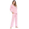 Casual Nights Women's Jersey Knit Long-Sleeve Pajama Set - 2 of 4