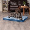FurHaven Two-Tone Fur & Suede Deluxe Full Support Sofa Dog Bed - 3 of 3