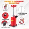 8 Gallon Waste Oil Drain Tank with Wheels, Adjustable Funnel Height 38-65 Inches, Built-in Toolbox, Large Capacity for Garages Auto Repair Shops - 4 of 4