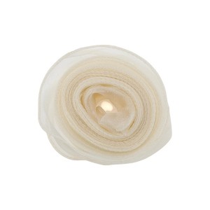 Unique Bargains Ribbon Plain Fishtail Organza Simple Style Polyester 354.33"x1.57" 1Pcs - 1 of 3