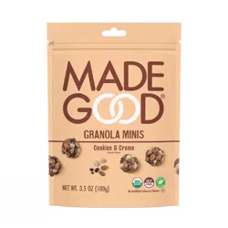 MadeGood Cookies & Crème Organic Granola Minis - 3.5oz