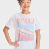 Girls' Oversized Graphic T-Shirt - art class™ - 2 of 4