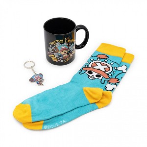 Adult One Piece Wanted Dead or Alive Mug Sock and Key Chain Gift Set - 1 of 2