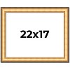 PosterPalooza | Traditional Gold Picture Frame - UV Acrylic, Backing Board, Hanging Hardware Included - 2 of 4