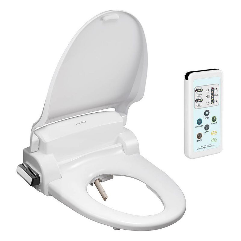 SB-1000WR Electric Bidet Toilet Seat for Round Toilets White - SmartBidet, 1 of 10