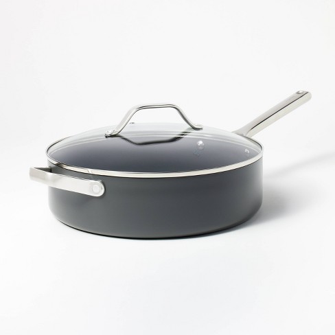 Select by Calphalon 3qt Nonstick Hard-Anodized Saute Pan with Lid