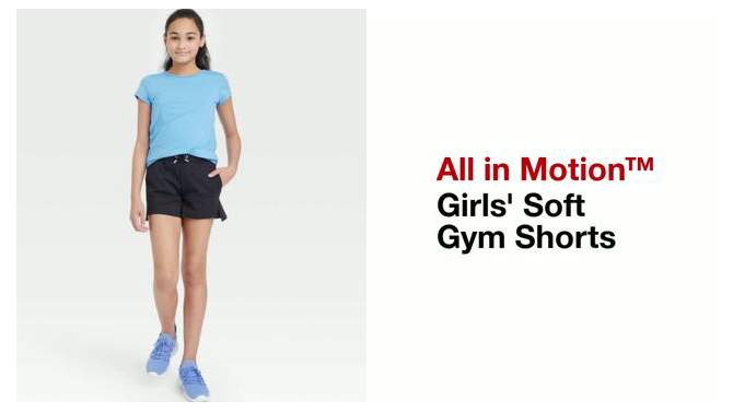 Girls&#39; Soft Gym Shorts - All In Motion™, 2 of 5, play video