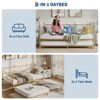 Twin daybed with Trundle, Daybed and Trundle Set, Day Bed Sofa Bed Frame with Steel Slat Support - 2 of 4