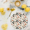 Menina Lisboa Peaches White Flowers Cutting Board - Round - 2 of 3